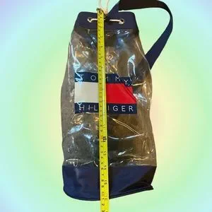 Tommy Hilfiger Bags Vintage 9s Blue Tommy Hilfiger Flag Clear